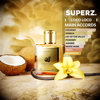 Exquisite Coco Loco Superz Womens Perfume - Captivating fragrance in elegant bottle | Superz.com