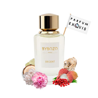 Decent ByBozo Womens Perfume - Fragrance Bottle on White Background