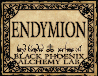 Endymion Black Phoenix Alchemy Lab Mens Perfume - Fragrance Bottle on Black Background