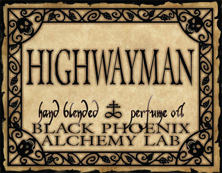 Highwayman Black Phoenix Alchemy Lab unisex perfume bottle - tantalizing scent for women and men | Buy now at BlackPhoenixAlchemyLab.com