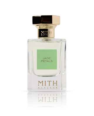 Alt text: Jade Petals Mith Unisex Perfume Bottle - Exquisite Fragrance for Women and Men