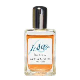 Indigo Ayala Moriel Womens Perfume - Exquisite fragrance bottle on white background