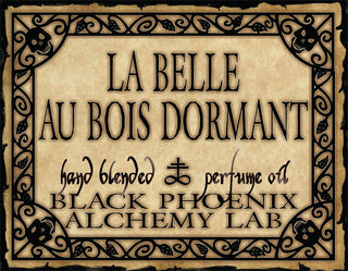 La Belle au Bois Dormant Black Phoenix Alchemy Lab womens perfume - elegant floral fragrance in bottle on white background