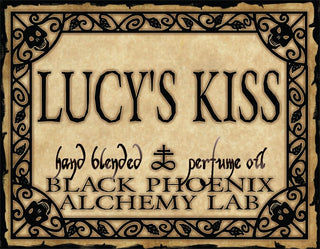 Lucys Kiss Black Phoenix Alchemy Lab womens perfume - sensual fragrance bottle in black, red, and gold - elegant scent for alluring charm