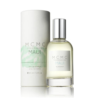 Maui MCMC Fragrances for Women - Exquisite floral perfume bottle on white background