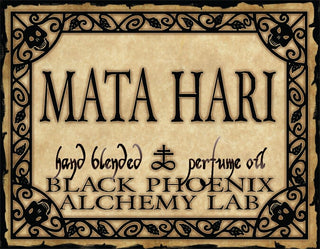 Black Phoenix Alchemy Lab Mata Hari perfume for women - alluring scent in a sleek bottle