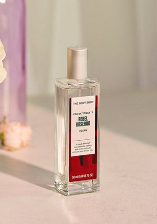 Rebel Rosebud Eau de Toilette by The Body Shop for women - floral fragrance in a chic bottle