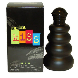 Mens Samba Kiss Perfume by Perfumers Workshop - 3.4 oz EDT Spray - Captivating blend for sophisticated men - Shop now!