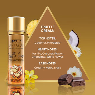 Truffle Cream White Chocolate & Coconut Flower So...? Womens Perfume - Exquisite fragrance bottle with sweet notes of white chocolate and coconut flower