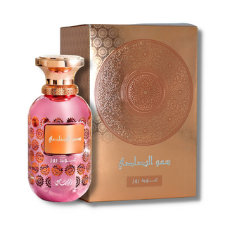 Somow Al Rasasi Lamaan Oud Rose Perfume for Women and Men - Intense Oud