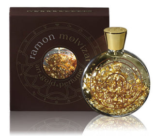 Ramon Molvizar Art & Gold for Women Perfume - Elegant Fragrance Bottle