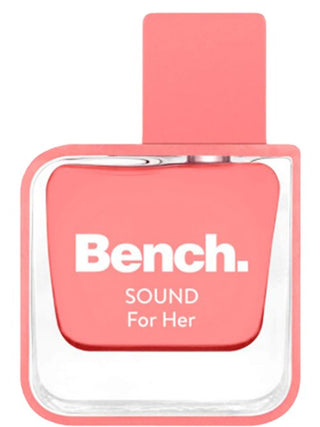 Sound For Her Bench perfume for women - elegant fragrance bottle on white background