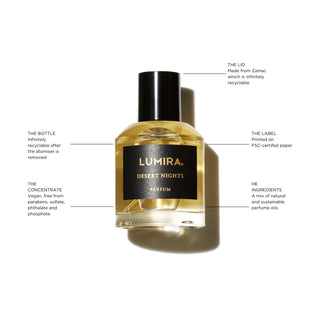 Desert Nights Parfum Lumira for Women and Men - Luxury Unisex Fragrance Bottle