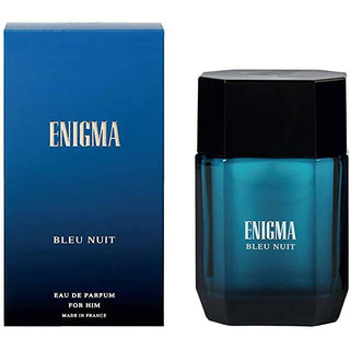 Enigma Bleu Nuit Art & Parfum for Men - Exquisite Mens Perfume Bottle - Intense Oud