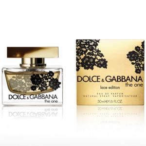 Shop The One Lace Edition Dolce&Gabbana Perfume for Women - Floral Fragrance Bottle on White Background