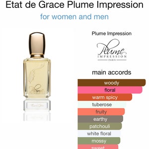 Etat de Grace Plume Impression Perfume for Women and Men - Elegant Unisex Fragrance - Buy Online