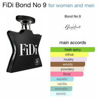 FiDi Bond No 9 Unisex Perfume - Elegant Fragrance for Women and Men