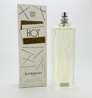 Hot Couture White Collection Givenchy Womens Perfume - Elegant fragrance bottle on white background