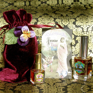 Jasmine Dawn & Dusk Velvet Perfume for Women - Purrfumery | Floral Fragrance with Sweet Pea Notes