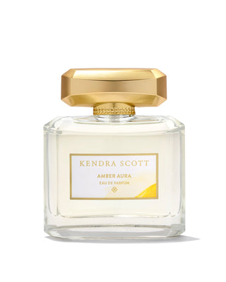 Amber Aura Kendra Scott Womens Eau de Parfum - Luxurious Fragrance Bottle in Gold - Buy Now