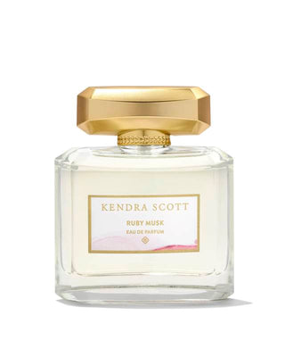 Ruby Musk Kendra Scott Eau de Parfum for Women - Exquisite fragrance in a stunning gold bottle