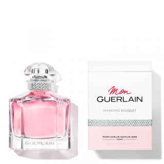 Mon Guerlain Sparkling Bouquet Guerlain perfume for women - elegant fragrance bottle on white background