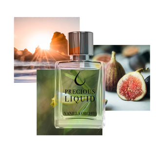 Vanilla Orchid Precious Liquid Perfume for Women - Fragrance Moodboard