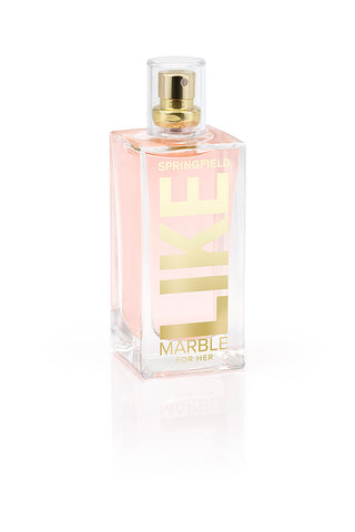 Like Marble For Her Springfield Womens Perfume - Elegant fragrance bottle on white background