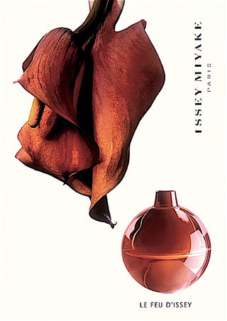 Le Feu dIssey Issey Miyake fragrance for women in stylish bottle, perfume image