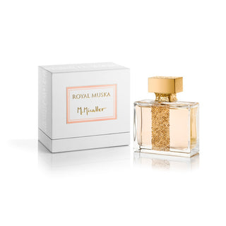 Royal Muska M. Micallef for women - luxurious fragrance bottle on white background