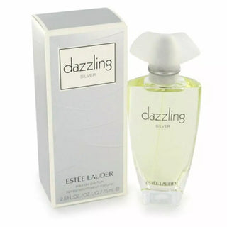 Estée Lauder Dazzling Silver Perfume for Women - Elegant Fragrance Bottle on White Background