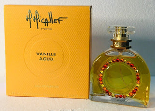 Vanille Aoud M. Micallef perfume for women - elegant fragrance bottle on white background