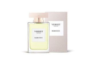 Radiance Verset Parfums for women - Elegant floral perfume bottle on white background