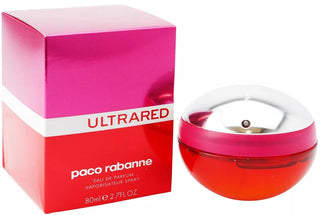 Ultrared Paco Rabanne Womens Perfume - Elegant Fragrance Bottle on White Background