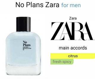 Zara No Plans for Men Perfume - Designer Fragrance in Stylish Bottle - Buy Online Now