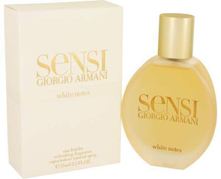 Giorgio Armani Sensi White Notes Perfume for Women - Elegant Fragrance Bottle Image