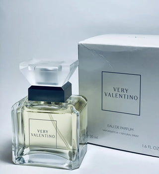 Very Valentino Eau Toilette Valentino for Women Perfume - Elegant fragrance bottle on white background