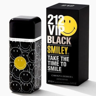 Carolina Herrera 212 VIP Black Smiley Mens Perfume - Captivating Fragrance for Men - Buy Now!