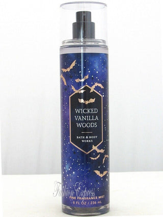 Womens Wicked Vanilla Woods Bath & Body Works Perfume - Captivating fragrance with notes of vanilla and woods - Shop now for a seductive scent experience