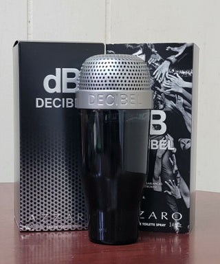 Decibel Azzaro for Men Perfume - Elegant Fragrance Bottle on White Background