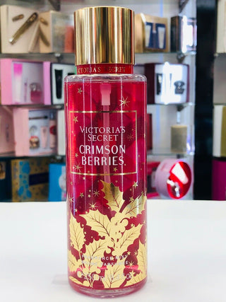 Victorias Secret Crimson Berries Perfume for Women - Exquisite fragrance bottle with red berries design