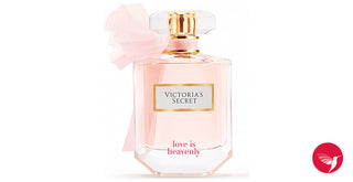 Love is Heavenly Victorias Secret for Women Perfume - Elegant bottle with floral design on a white background