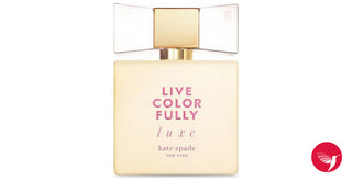 Live Colorfully Luxe Kate Spade Womens Perfume - Elegant Fragrance Bottle on White Background