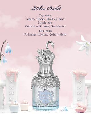 Ribbon Ballet Flower Knows Perfume for Women - Elegant Swan Ballet Design - Buy Online at Flower Knows