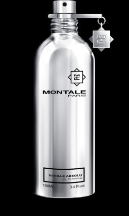 Vanille Absolu Montale womens perfume - luxurious fragrance bottle with silver accents